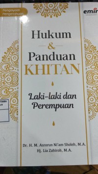 Hukum dan pandukan Khitan : Lai-laki dan perempuan
