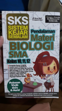 Pendalami Materi Biologi SMA Kelas 10,11,12