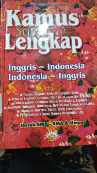 Kamus super lengkap inggris indonesia