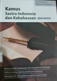 Image of Kamus Sastra Indonesia dan Kebahasaan Edisi Revisi
